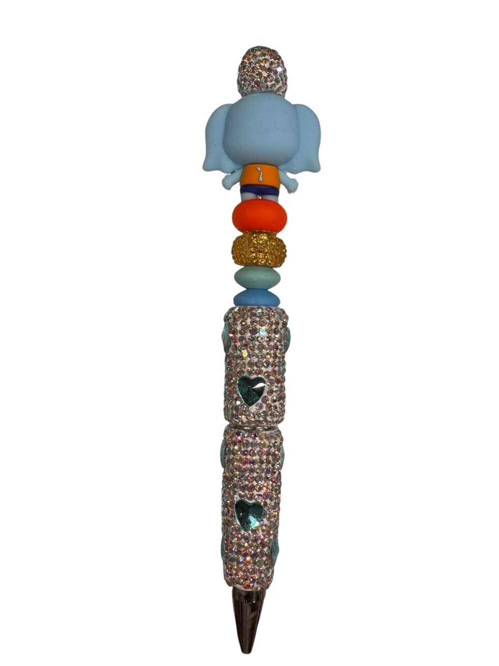 Decorative Blue Elephant Bird Toy Perch Accessory - Picture 2 of 2